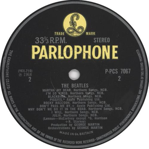 The Beatles The Beatles [White Album] - 1st - Export UK 2-LP vinyl